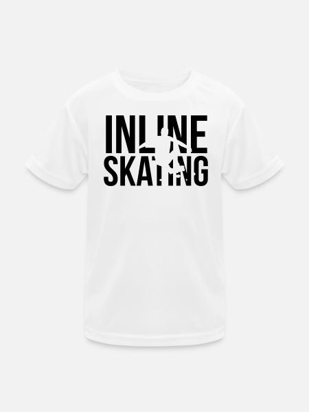 roller - T-shirt sport Enfant - blanc - Devant