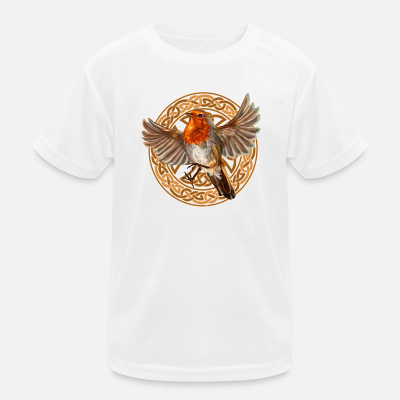 oiseau Rouge-gorge T-shirt sport Enfant