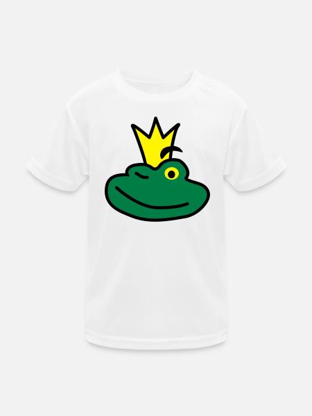 Der Prinz - Kinder Funktions-T-Shirt - Weiß - Vorne