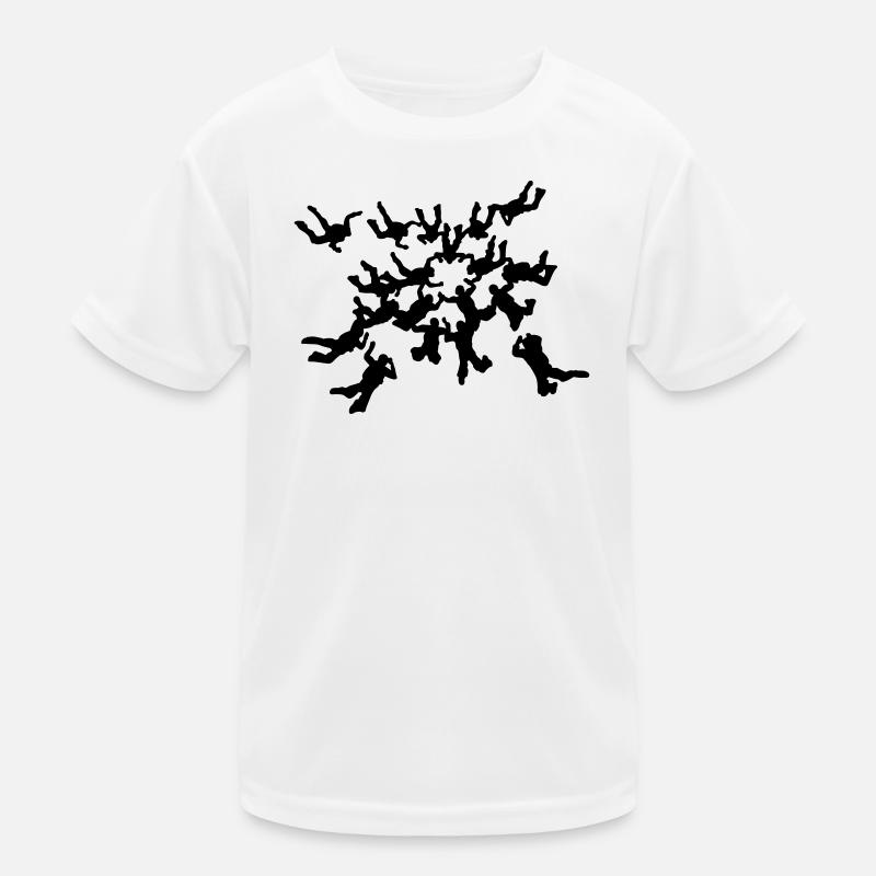 Skydiving Kids Functional T-Shirt