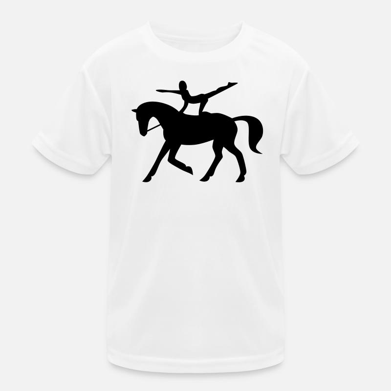 Horse Vaulting Kids Functional T-Shirt