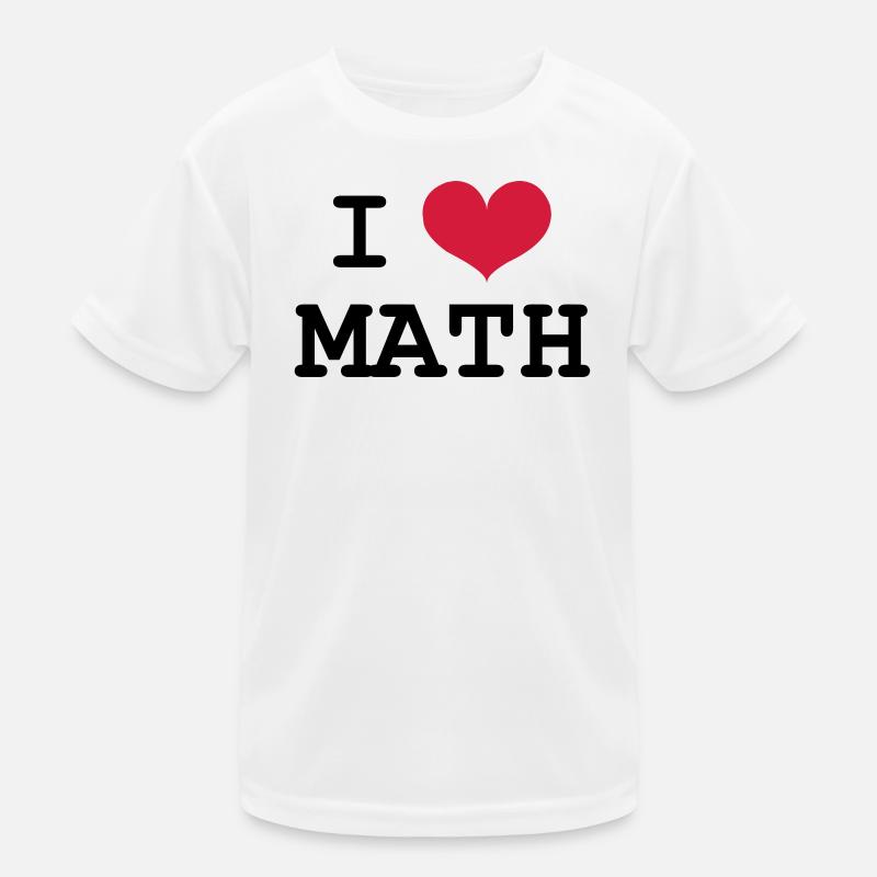 I Love Math Kids Functional T-Shirt