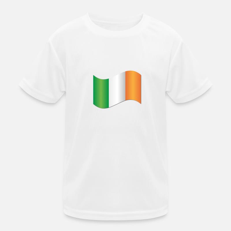 Drapeau irlandais T-shirt sport Enfant