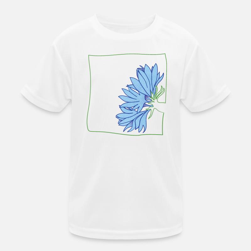 Cornflower minimalist Kids Functional T-Shirt