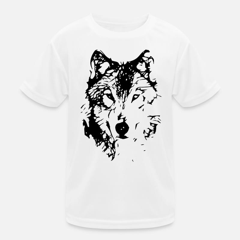 WOLF_03 Kinder Funktions-T-Shirt