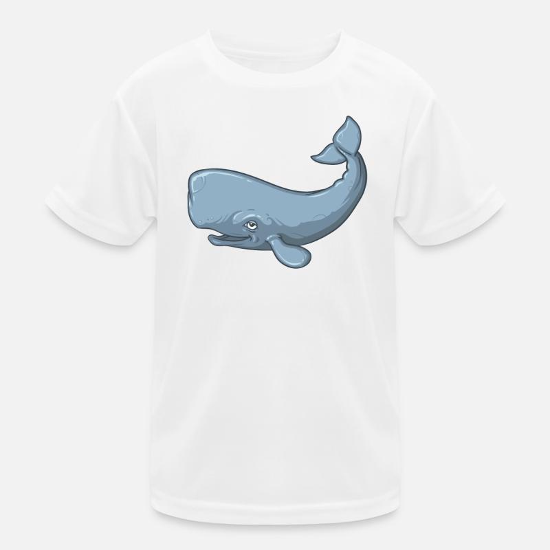 Sperm Whale Kinder Funktions-T-Shirt