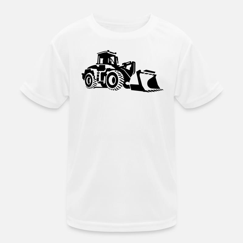 bulldozer Kids Functional T-Shirt