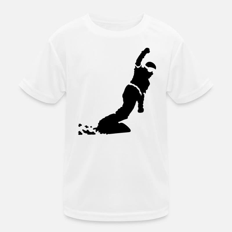 snowboarder T-shirt sport Enfant