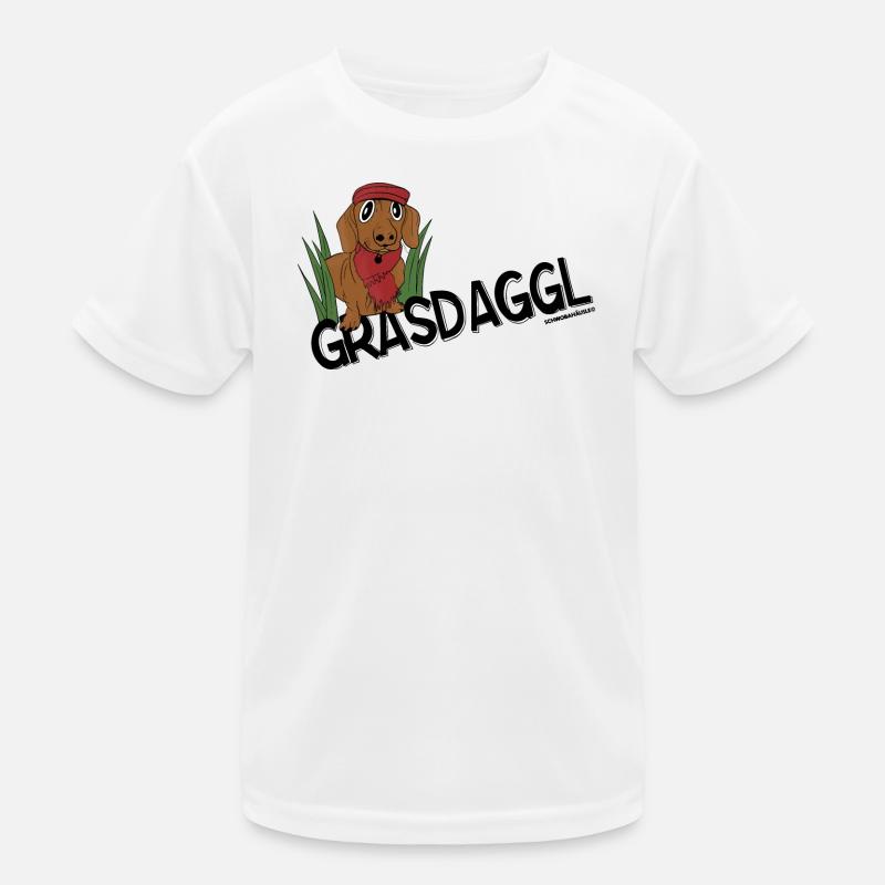 Der Grasdackel ein schwäbisches Haustier? Kinder Funktions-T-Shirt
