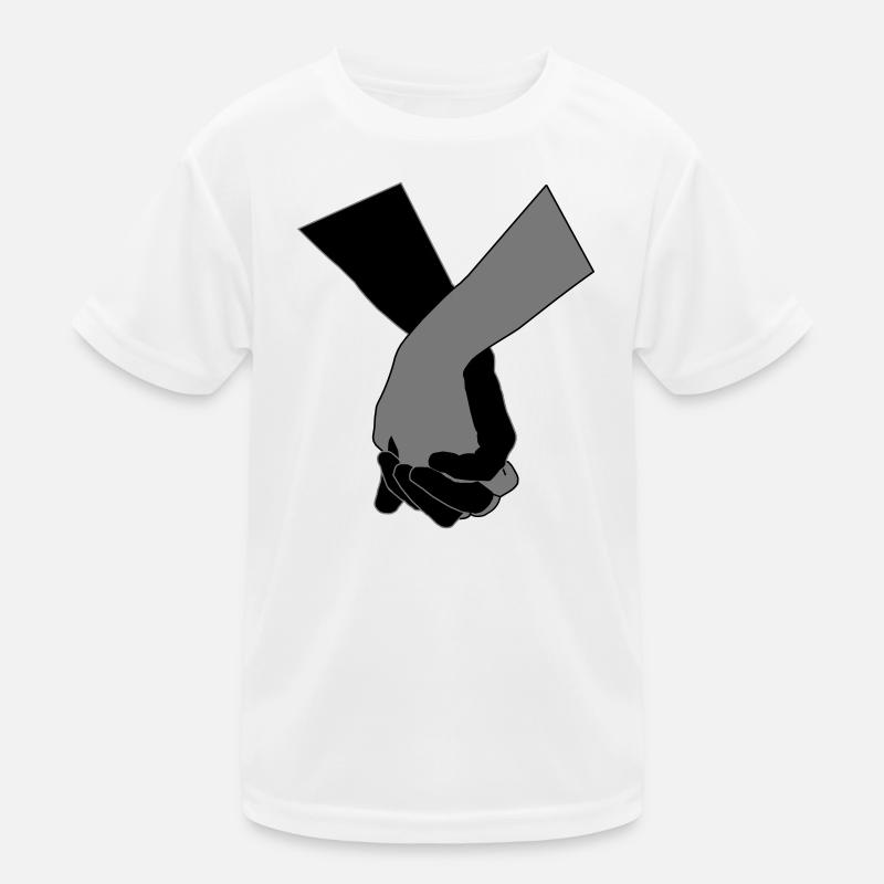 Holding Hands Kids Functional T-Shirt