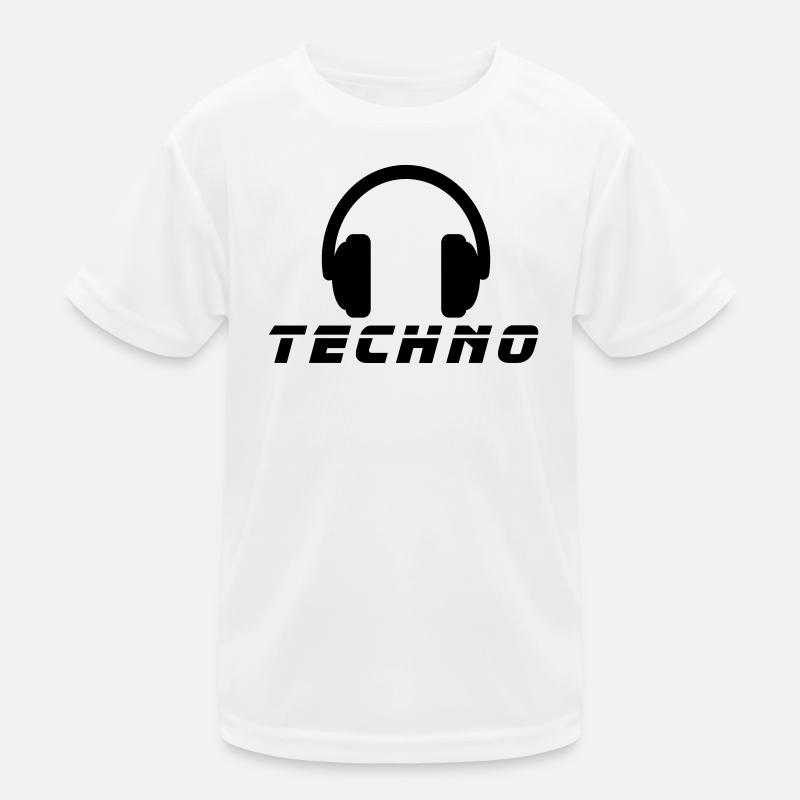 Techno Music Kinder Funktions-T-Shirt