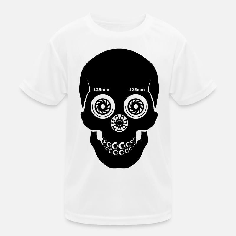 Skull Speedskating Kinder Funktions-T-Shirt
