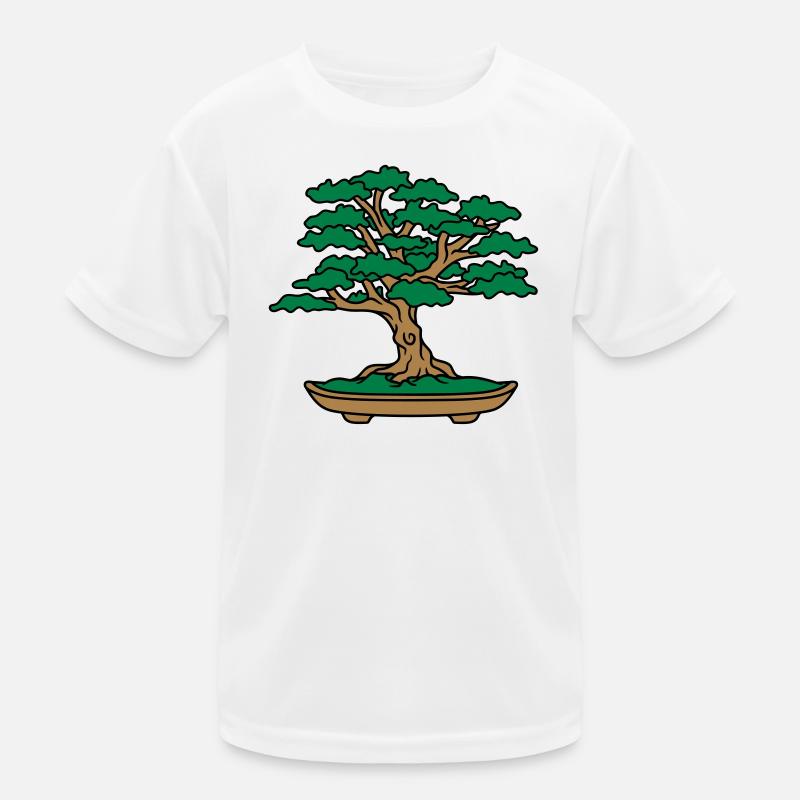 mini bonsai baeumchen blaetter aeste kleiner baum Kinder Funktions-T-Shirt