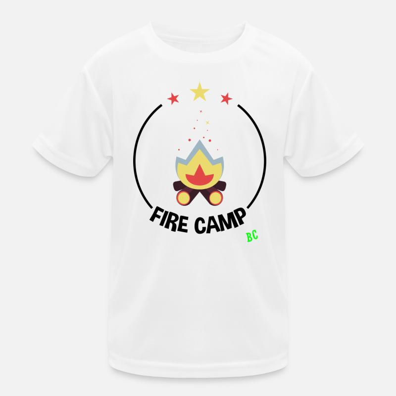 Camp de feu T-shirt sport Enfant