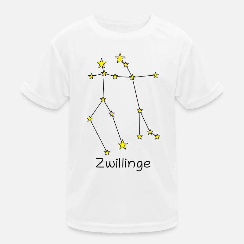 Sternzeichen Zwillinge Kinder Funktions-T-Shirt