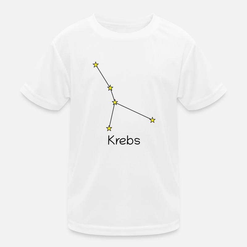 Sternzeichen Krebs Kinder Funktions-T-Shirt