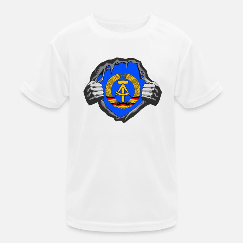 GDR Breast / Gift East Germany East Berlin Kids Functional T-Shirt