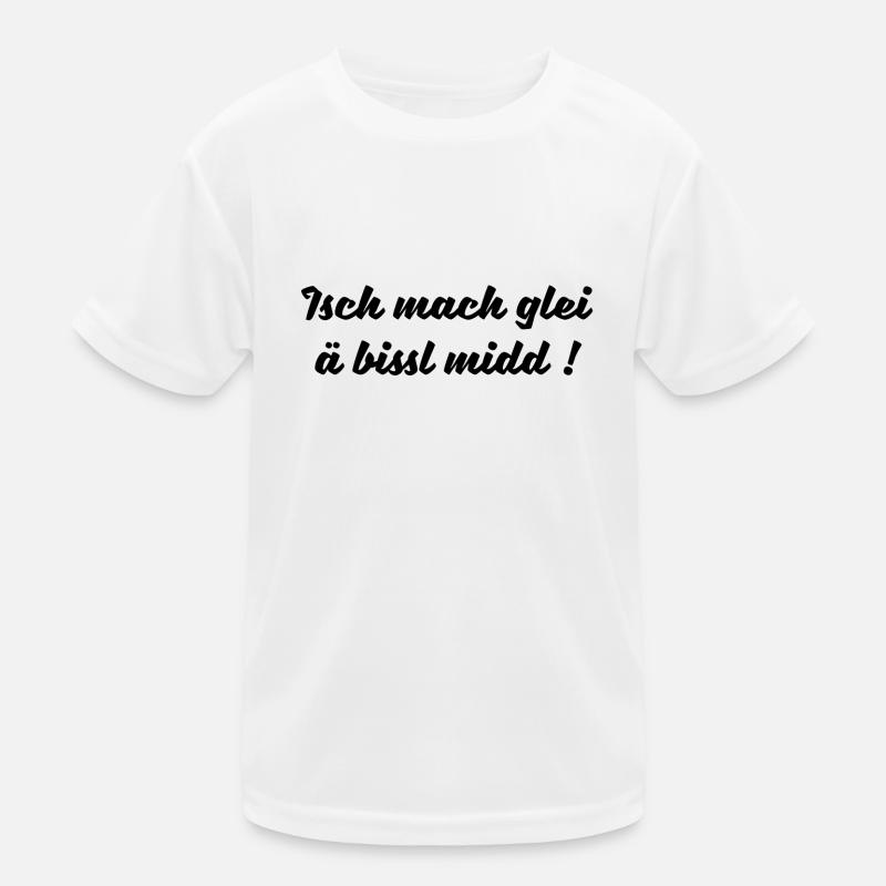 Mitmachen Sächsisch Spruch Ossi DDR Osten Geschenk Kinder Funktions-T-Shirt