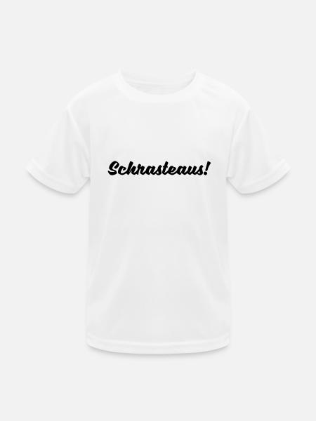 Ich Raste Aus auf Sächsisch Sachsen Ossi Geschenk - Kinder Funktions-T-Shirt - Weiß