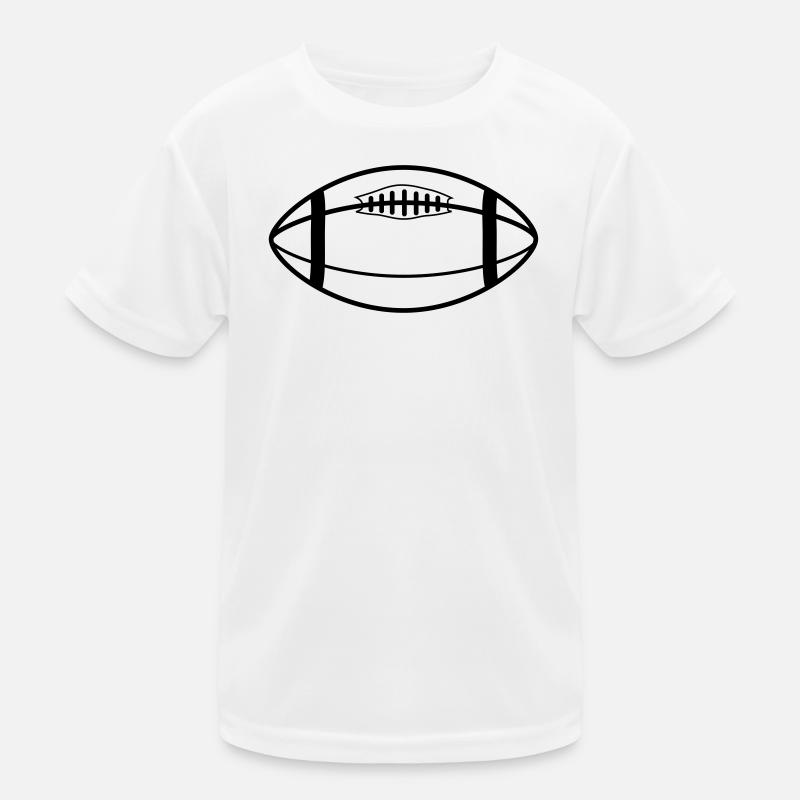 rugby ball Kinder Funktions-T-Shirt