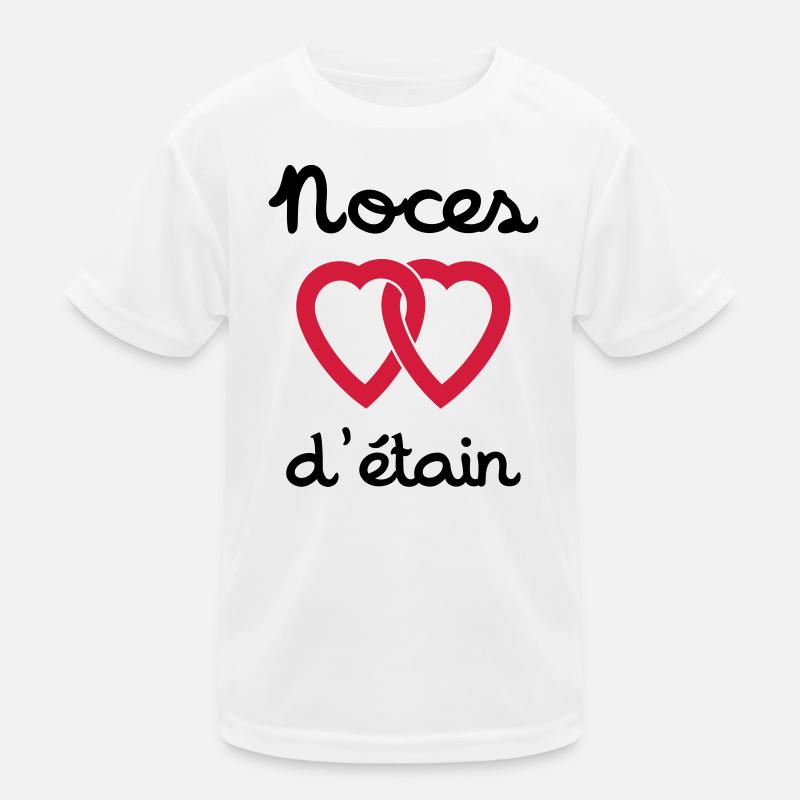 Noces d'étain T-shirt sport Enfant