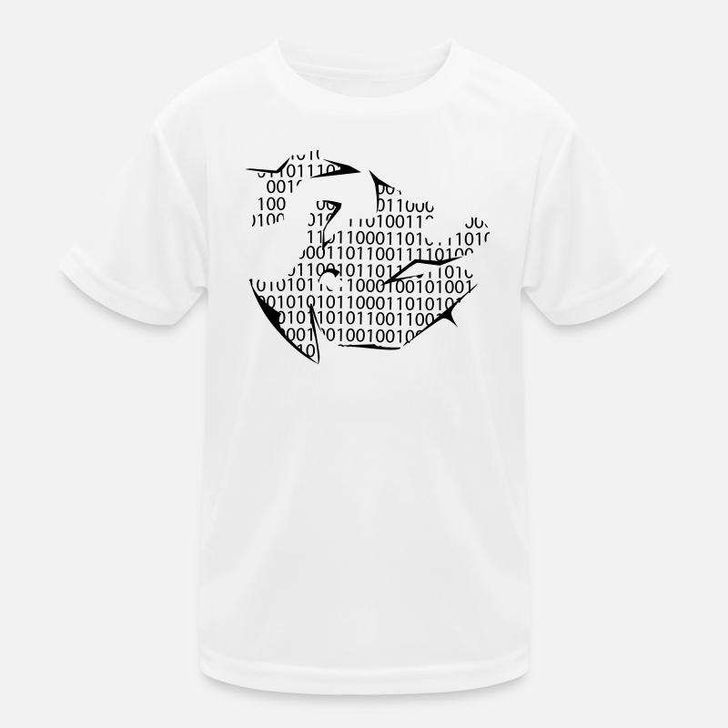 binary code Kids Functional T-Shirt