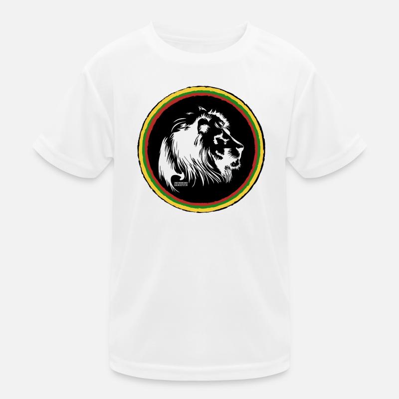 Rasta Color Wheel Ring Kids Functional T-Shirt