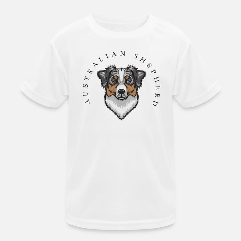 Australian Shepherd Kinder Funktions-T-Shirt