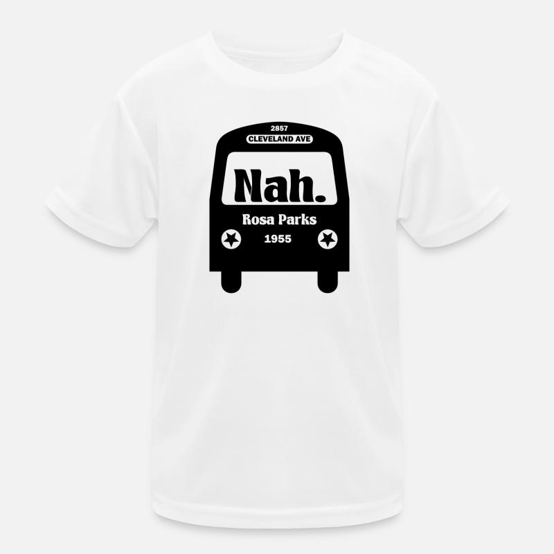 Close Rosa Parks Bus Afro Peace Tolerance Gift Kids Functional T-Shirt