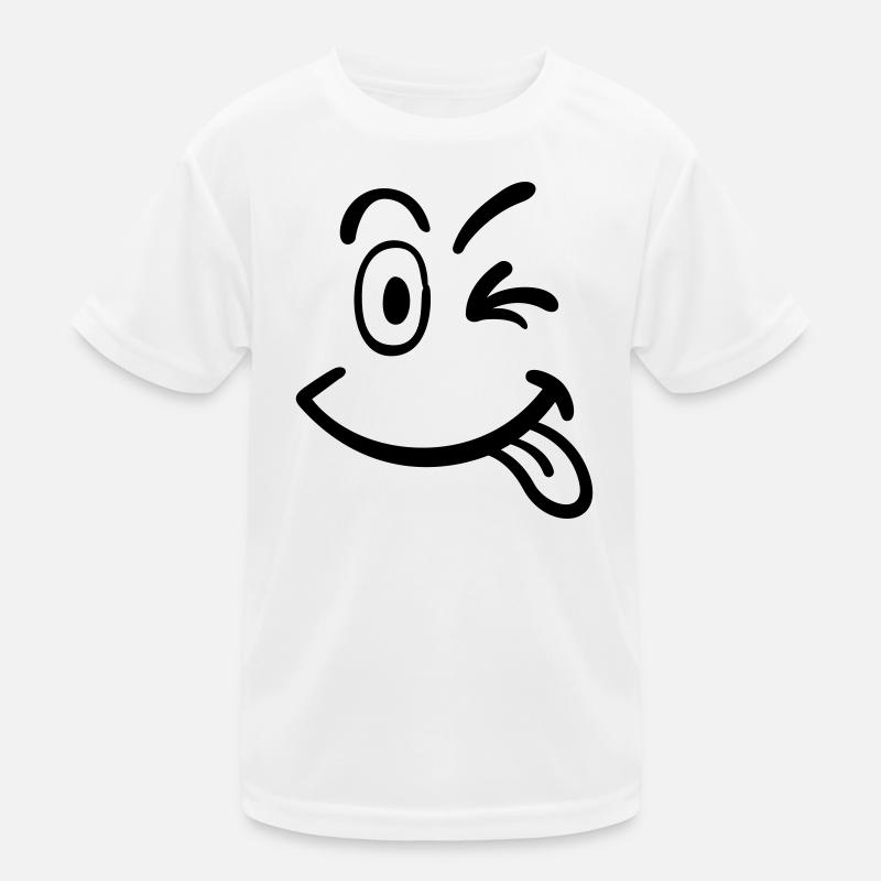 smiley face Kids Functional T-Shirt