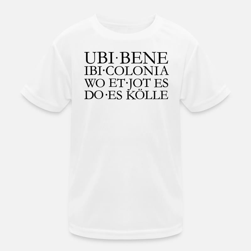 UBI BENE IBI COLONIA Kölsch Köln Design Kinder Funktions-T-Shirt