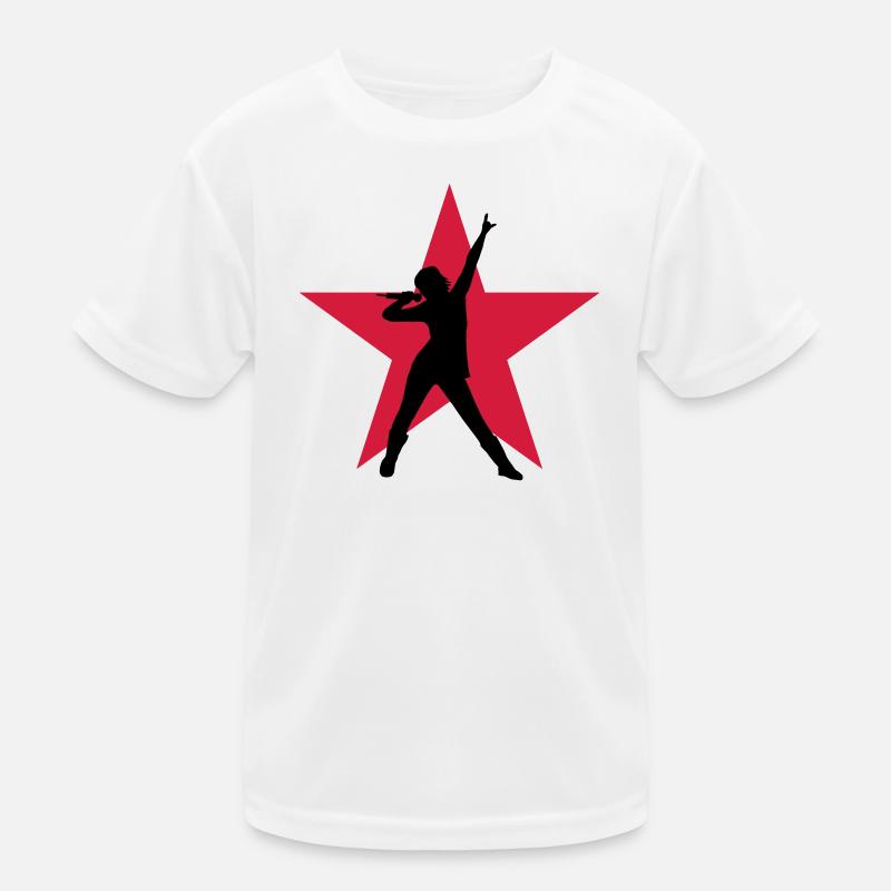 Singer / Sänger / Chanter T-shirt sport Enfant