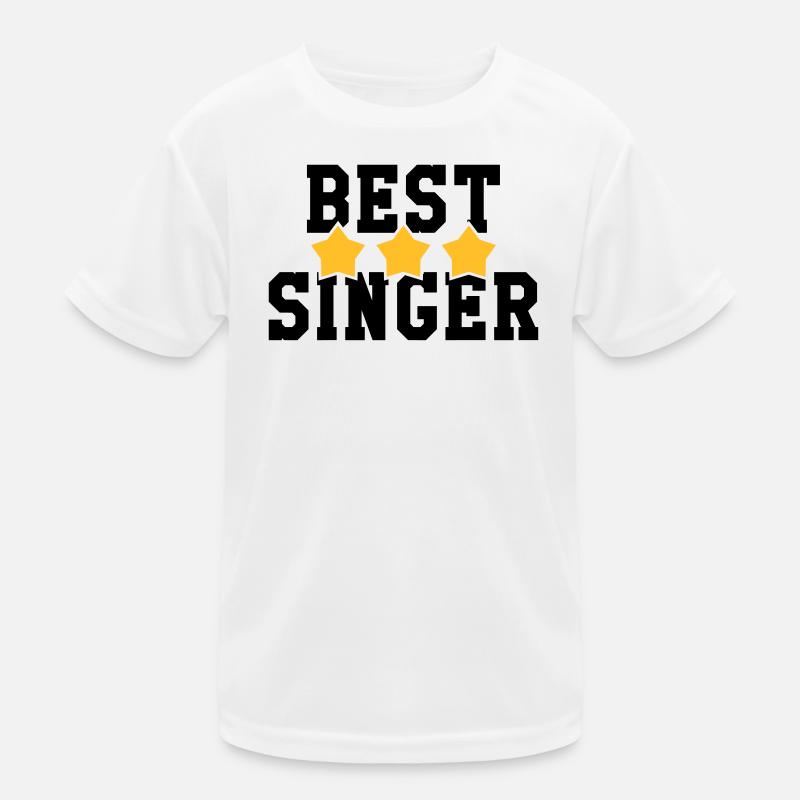 Best Singer Kids Functional T-Shirt
