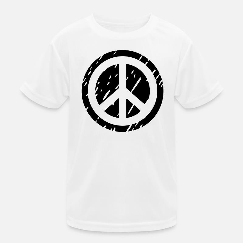 peace Kinder Funktions-T-Shirt