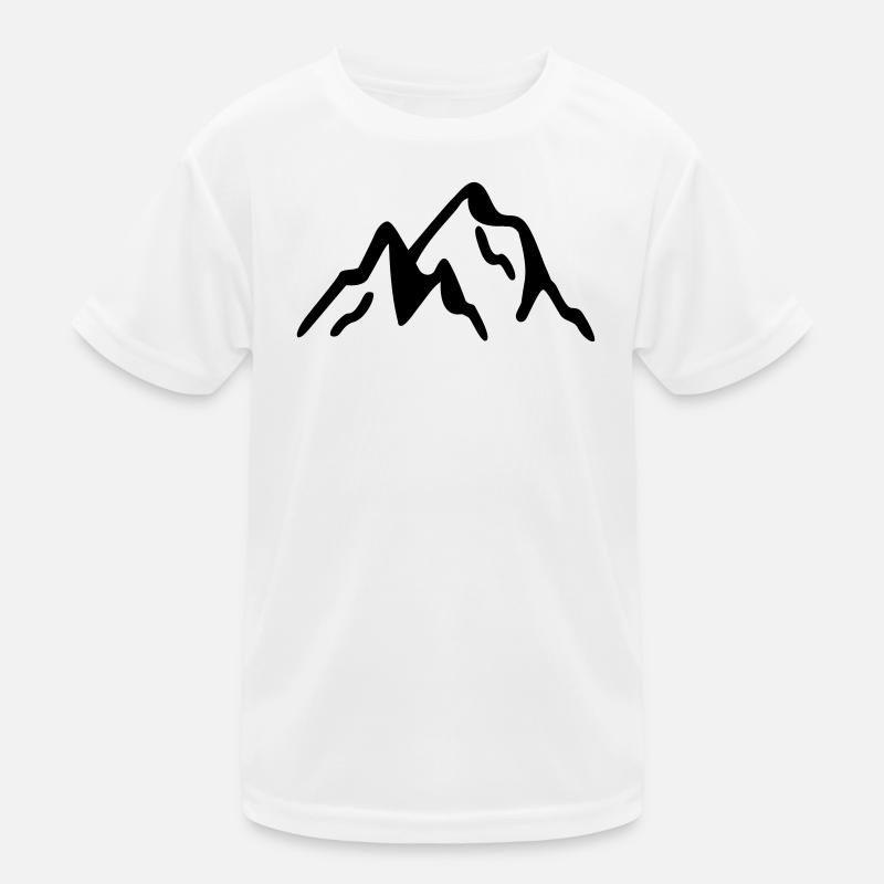 Gebirge Kinder Funktions-T-Shirt
