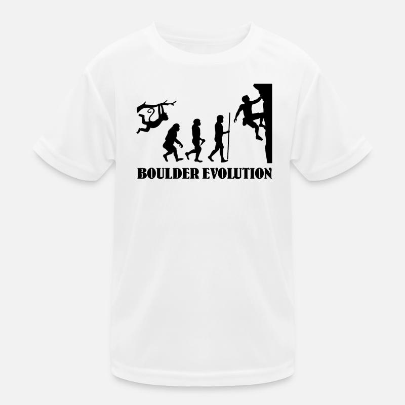 Boulder Evolution Escalade Alpinisme Boulderer T-shirt sport Enfant