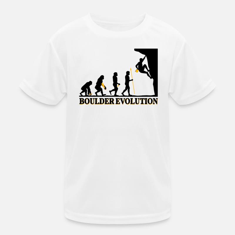 Boulder Evolution sortilège d'alpinisme T-shirt sport Enfant