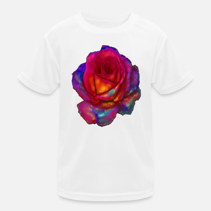 Rosa Kinder Funktions-T-Shirt