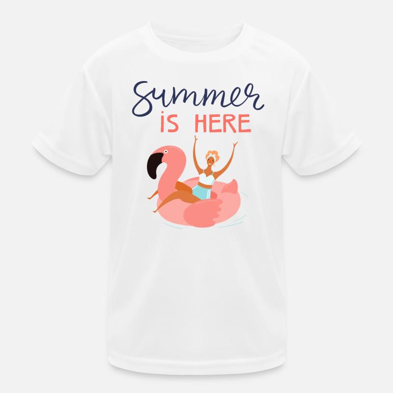 summer is here Kids Functional T-Shirt