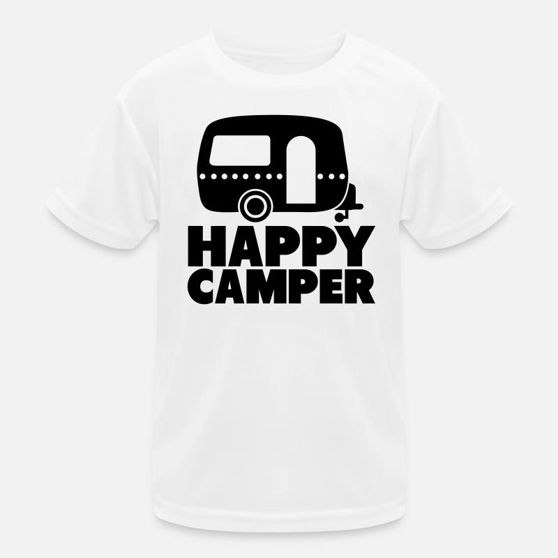 happy camper Kinder Funktions-T-Shirt