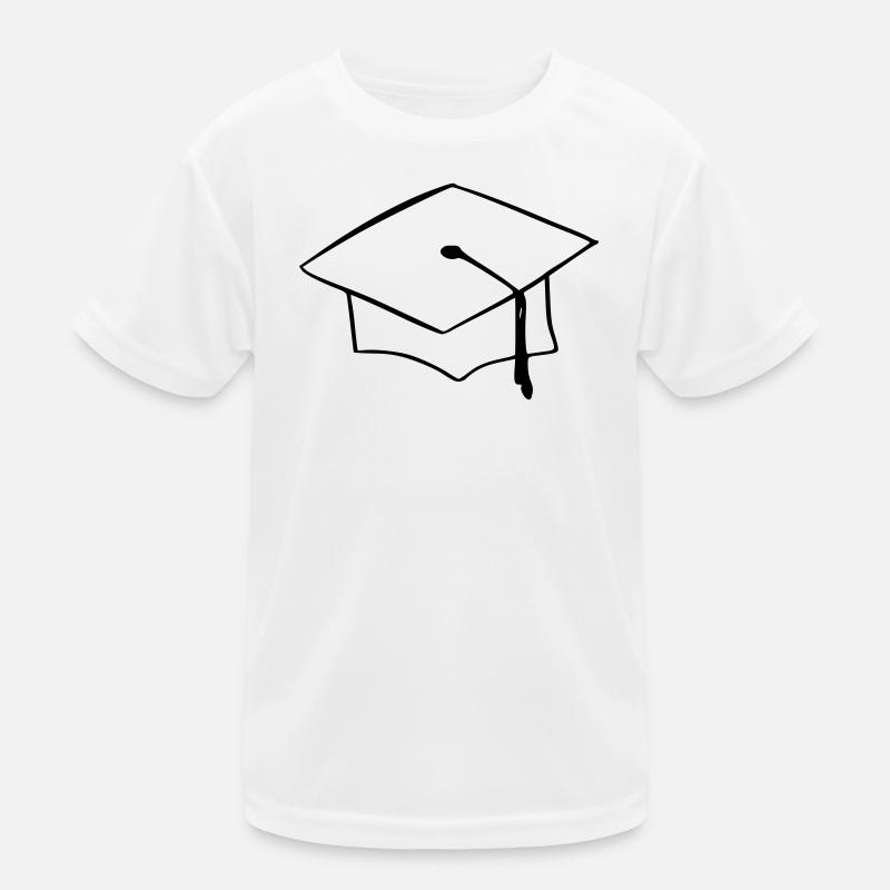Graduation hat Kids Functional T-Shirt