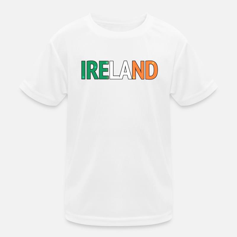Typographie en blocs de couleur irlandaise T-shirt sport Enfant