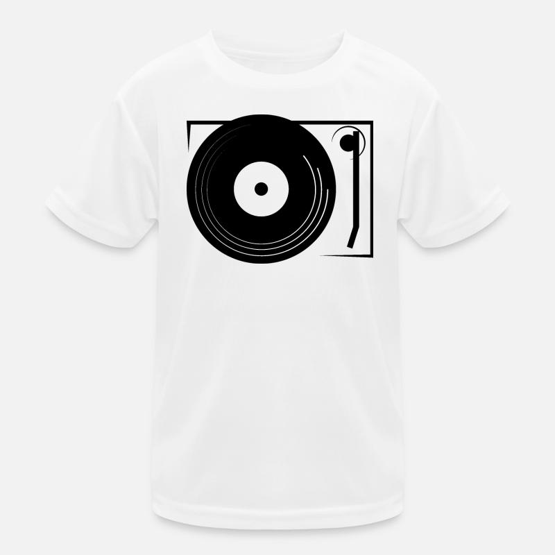 retro DJ turntable mixer disc icon icon Kids Functional T-Shirt
