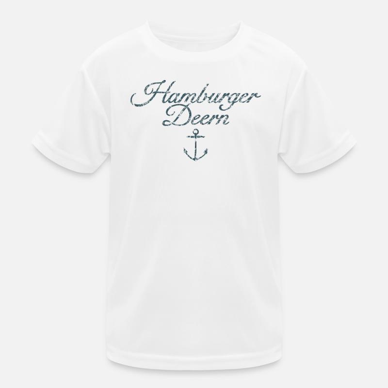 Hamburger Deern Classic Anker Hamburg Kinder Funktions-T-Shirt