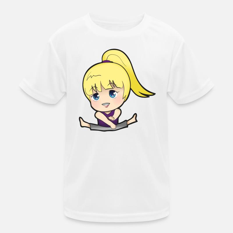 Chibi Anime Manga Splitkick Kids Functional T-Shirt