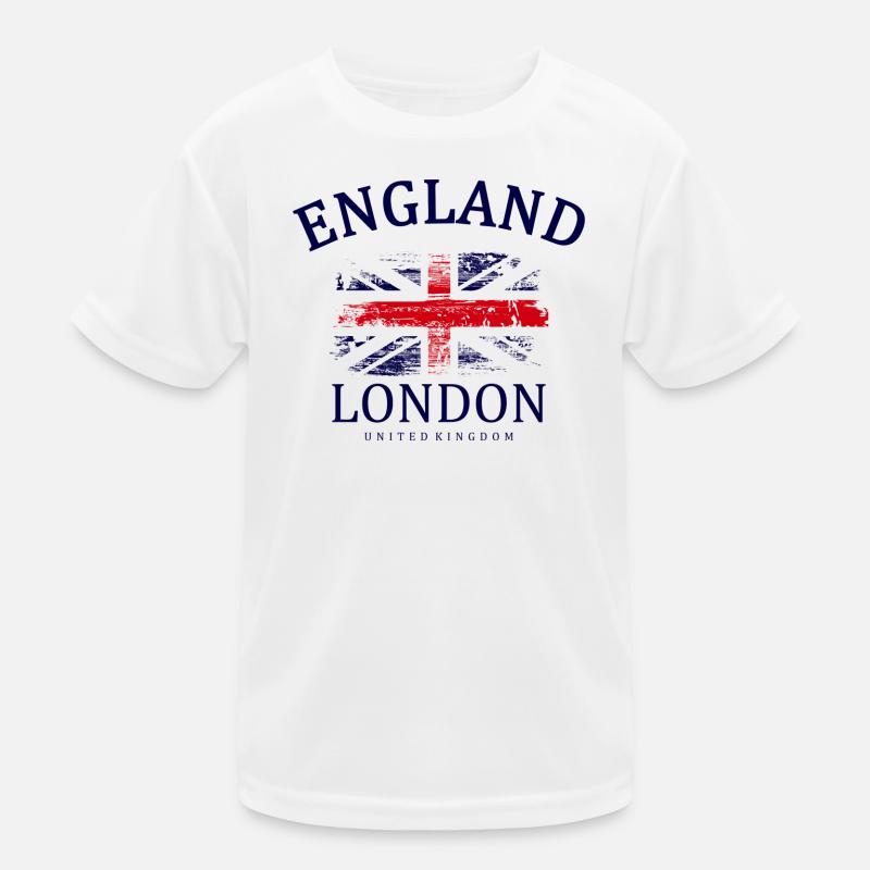 Emblème de l’Union Jack de Londres vieilli T-shirt sport Enfant