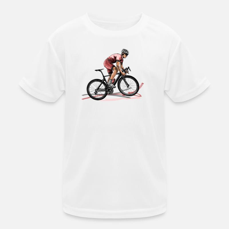 racing bicycle T-shirt sport Enfant