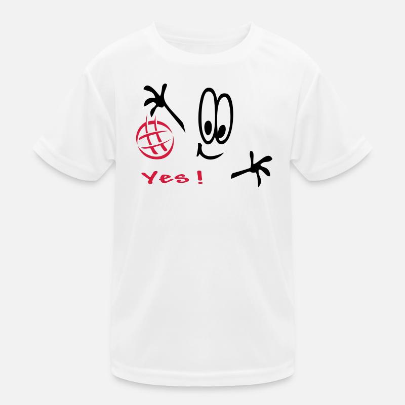 Handball, Comic, Sport Kinder Funktions-T-Shirt