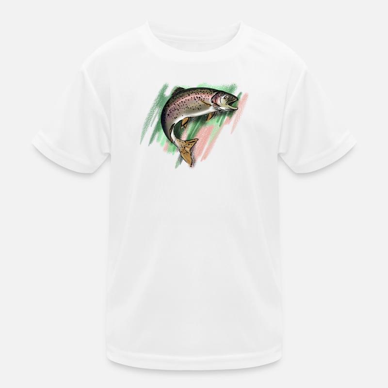 Forelle Kinder Funktions-T-Shirt