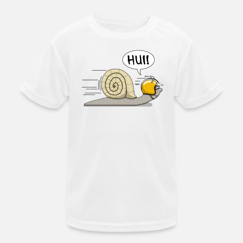 Racing snail - the original Kids Functional T-Shirt